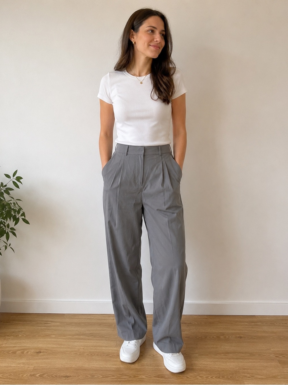 Kit & Ace Wide Leg Trousers